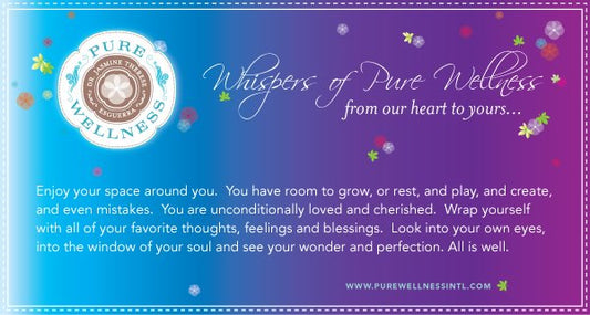 Enjoy your space around you...