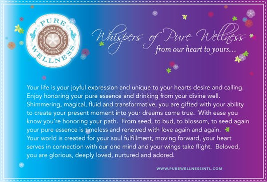 Your life is your joyful expression...
