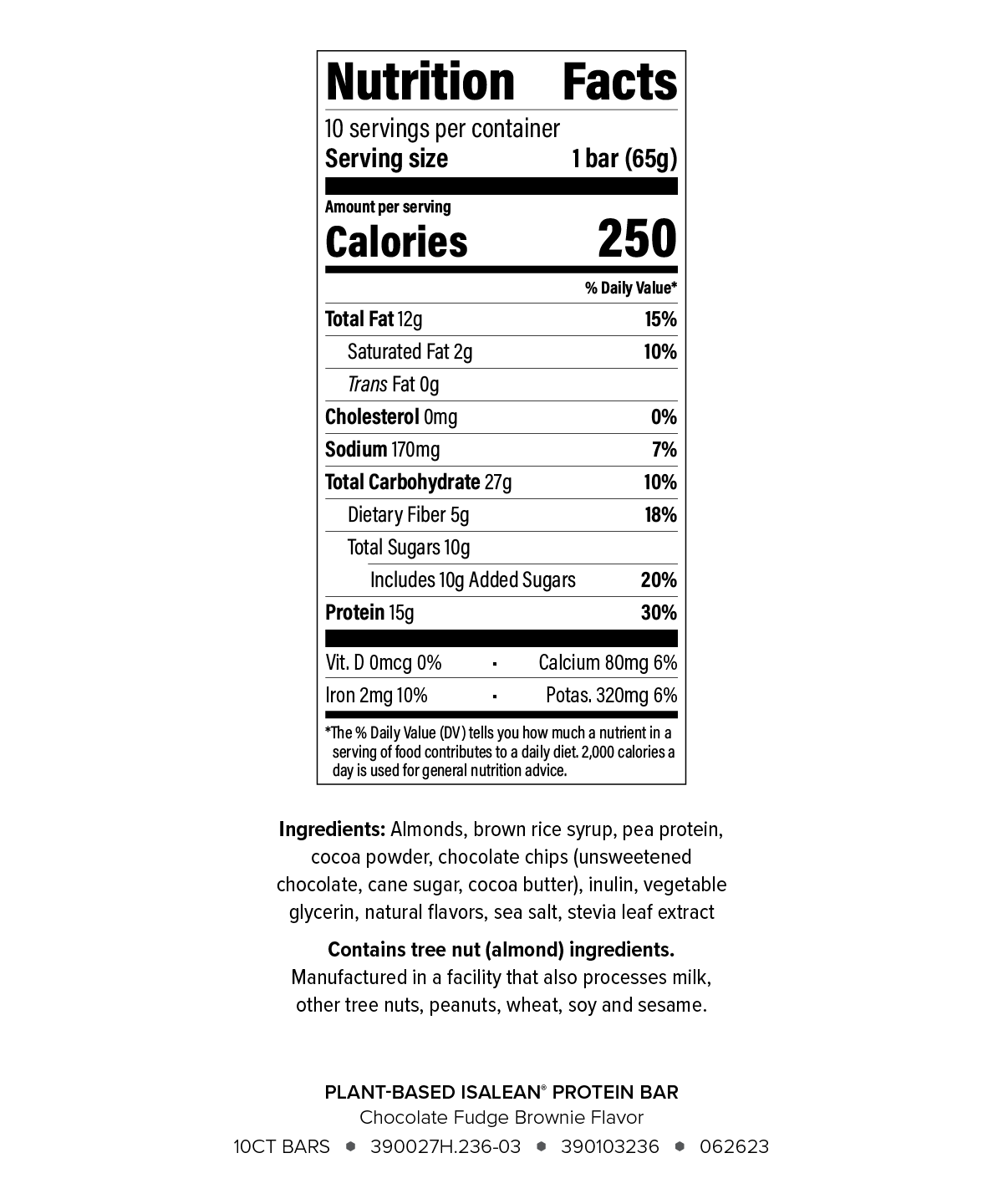 Plant-Based IsaLean® Protein Bar