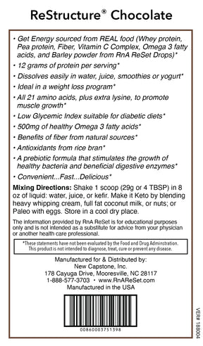 ReStructure® Protein Powder - Chocolate
